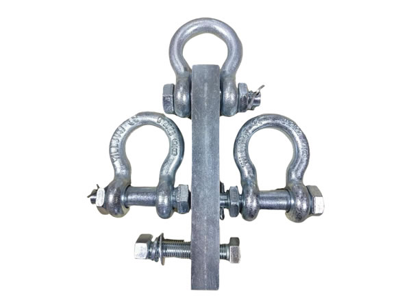 Adapter for assembly winch