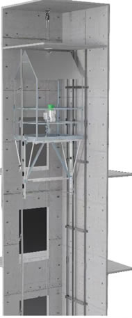 False elevator installation cabin False elevator installation cabin