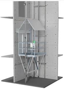 False elevator installation cabin False elevator installation cabin