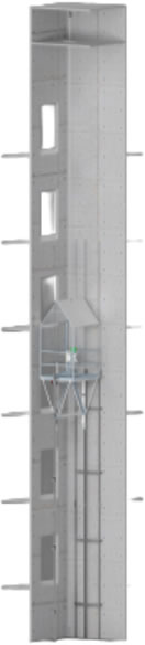 False elevator installation cabin False elevator installation cabin