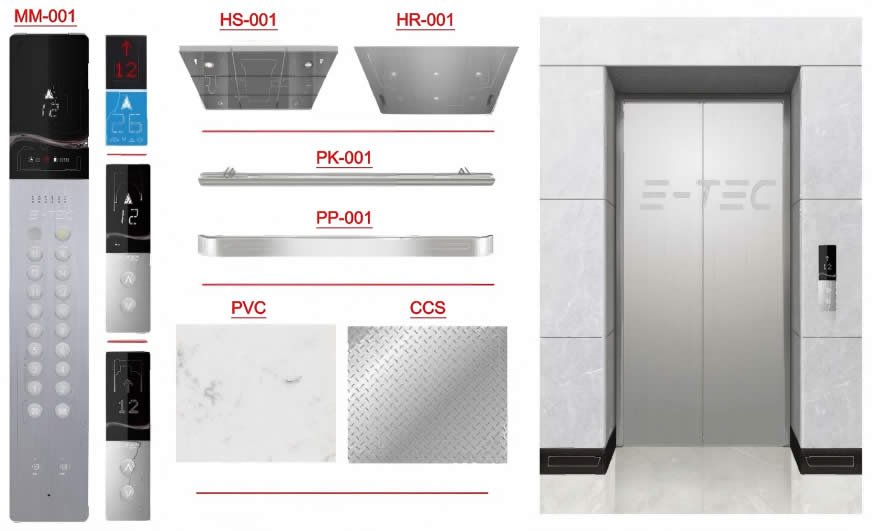 Components and Overall Appearance of Elevator