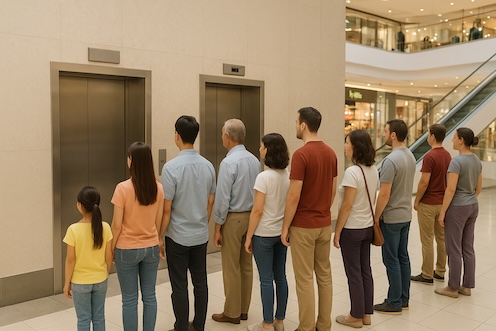 How To View The Elevator Congestion In Large Supermarkets How To View The Elevator Congestion In Large Supermarkets