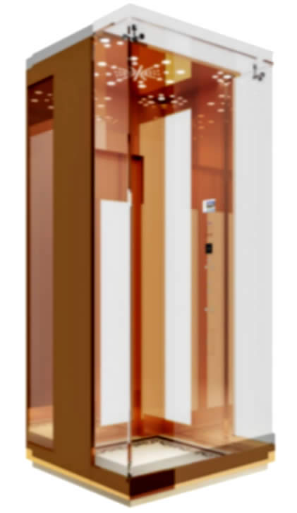 Design style of villa elevator: FUJI space-VP001