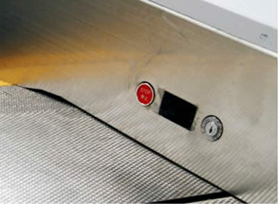 Components of travolators: Fault display