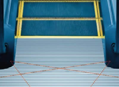 Components of travolators: Intermittent operation(automatic start/stop)
