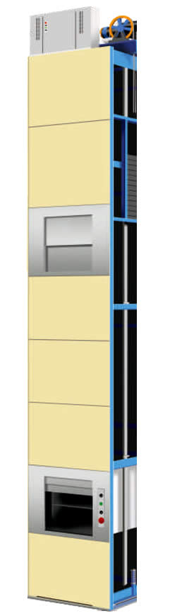 FUJI space series TWJ-JXVF kitchen and domestic elevators