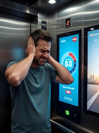 The Unseen Nuisance of Elevator Ads When Convenience Feels Like Invasion
