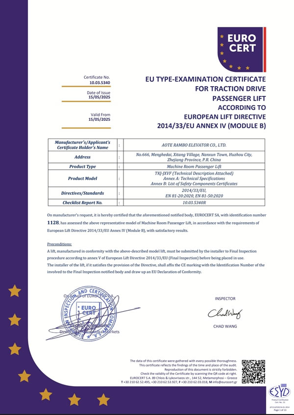 European certification